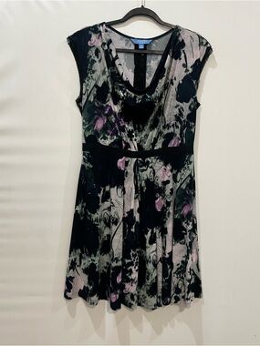 Simply Vera Vera Wang Dress Medium Raw Trim Fairy Grunge Whimsigoth Abstract